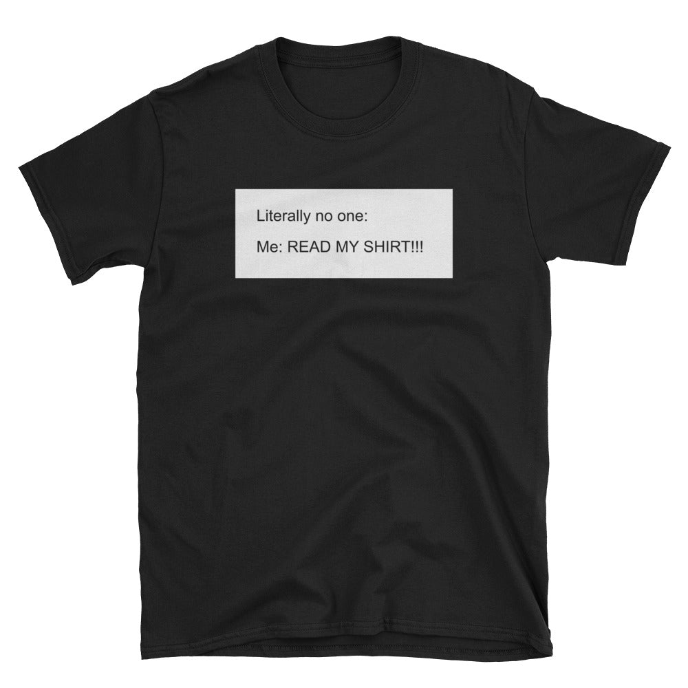 READ MY t-shirt