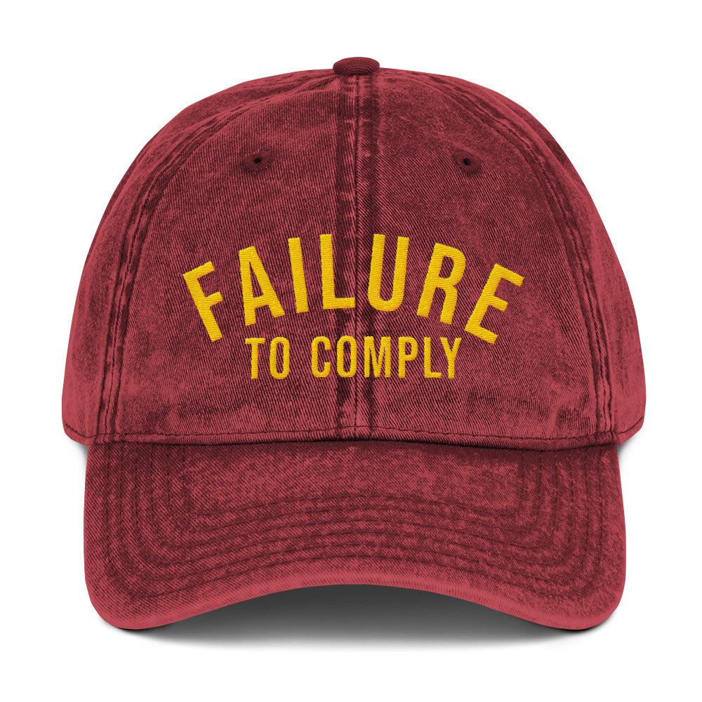 Failure To Comply dad hat