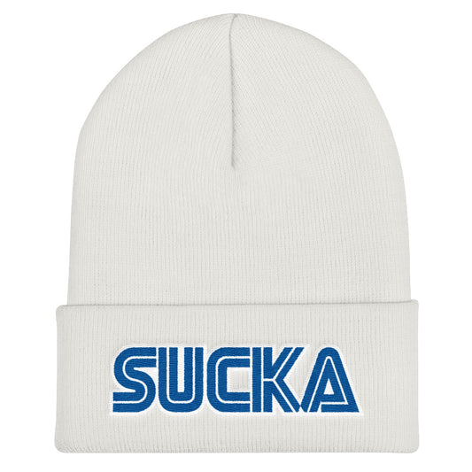 SUCKA Cuffed Beanie