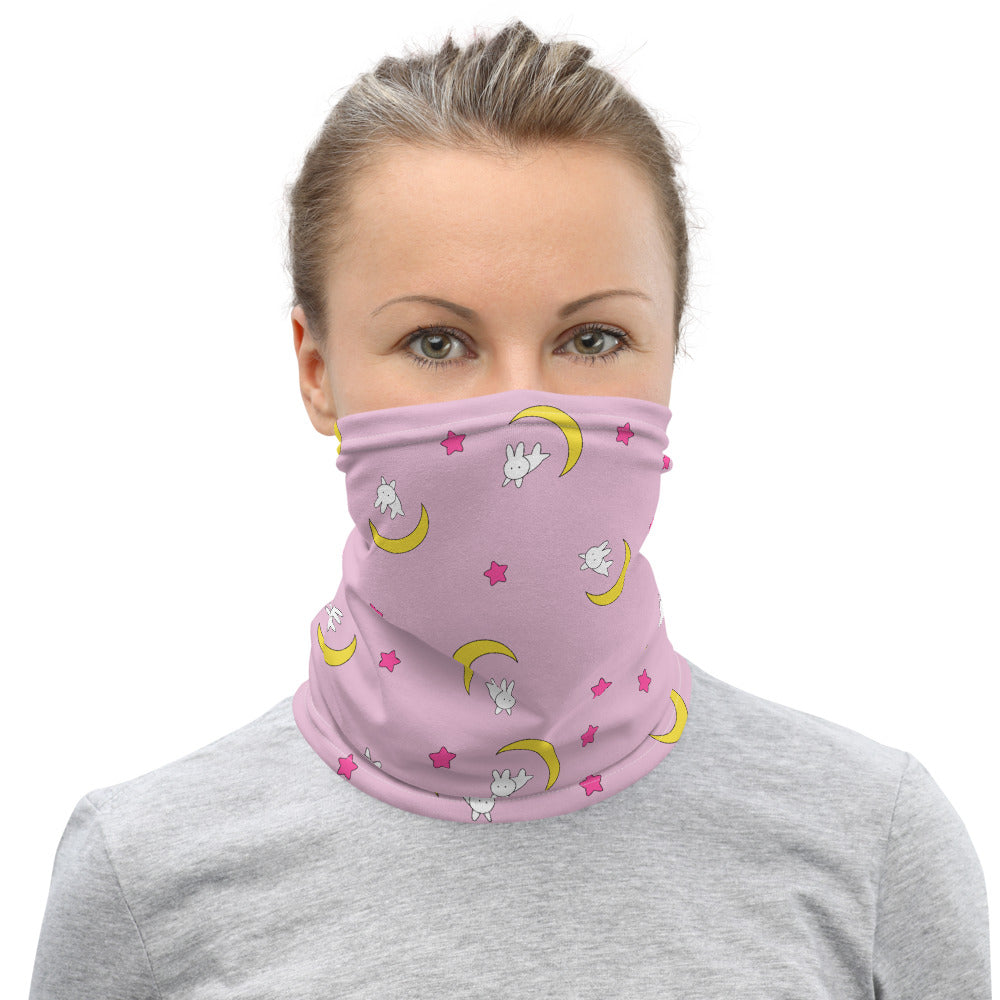 Sleeper Moon allover print neck gaiter