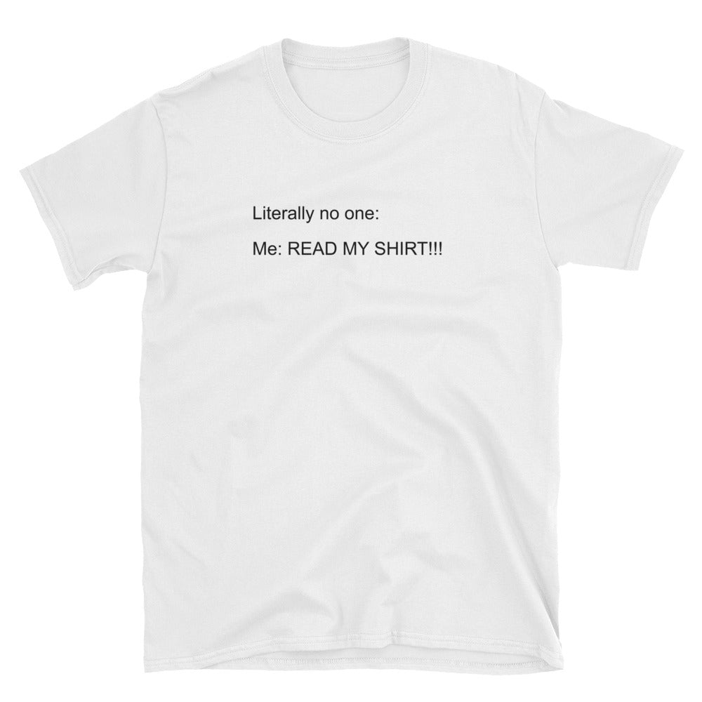 READ MY t-shirt