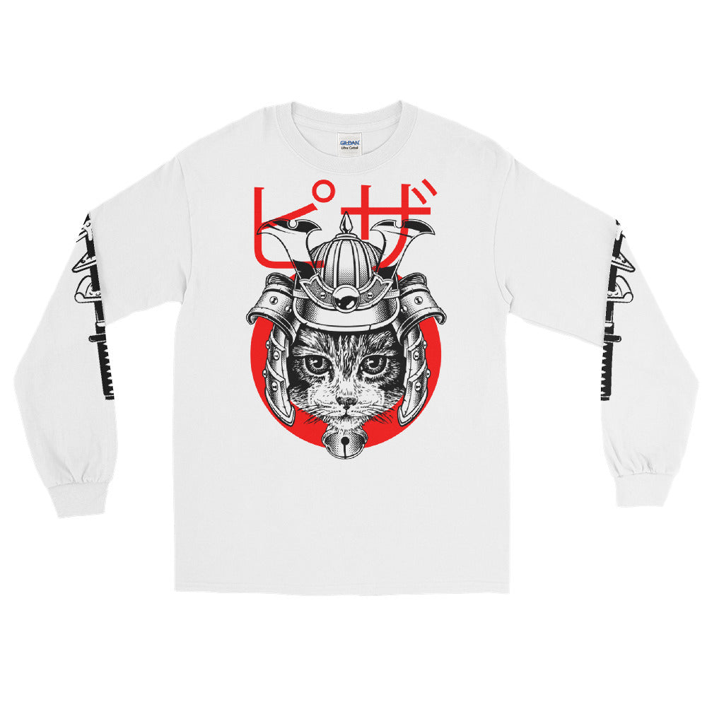Warrior Pizza Felines long sleeve t-shirt