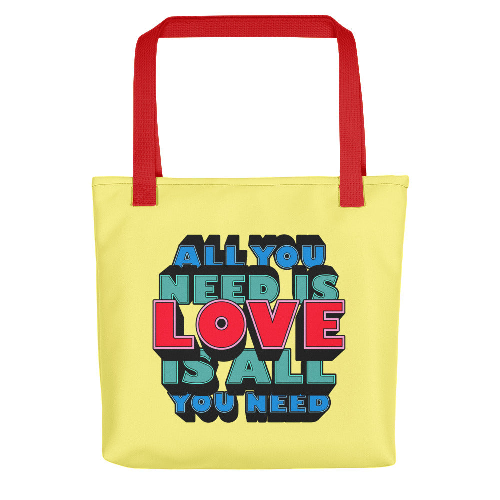 All You Need Is Love tote bag