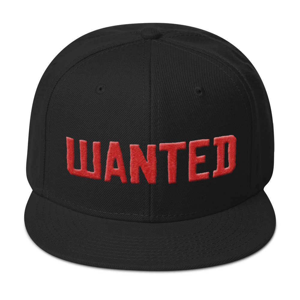 Wanted snapback hat