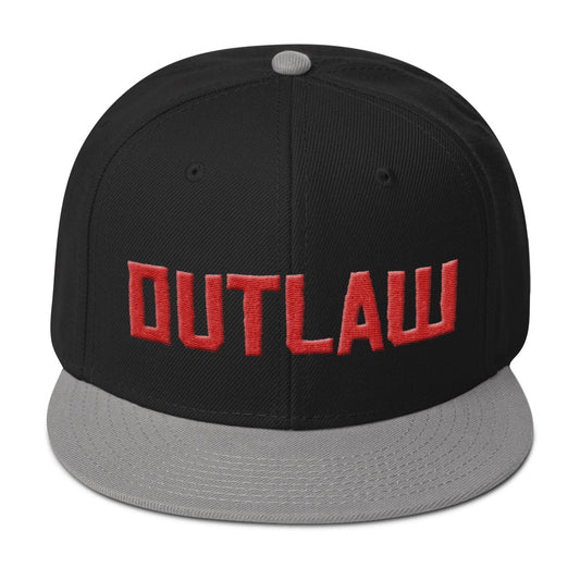 Outlaw 3D puff snapback hat