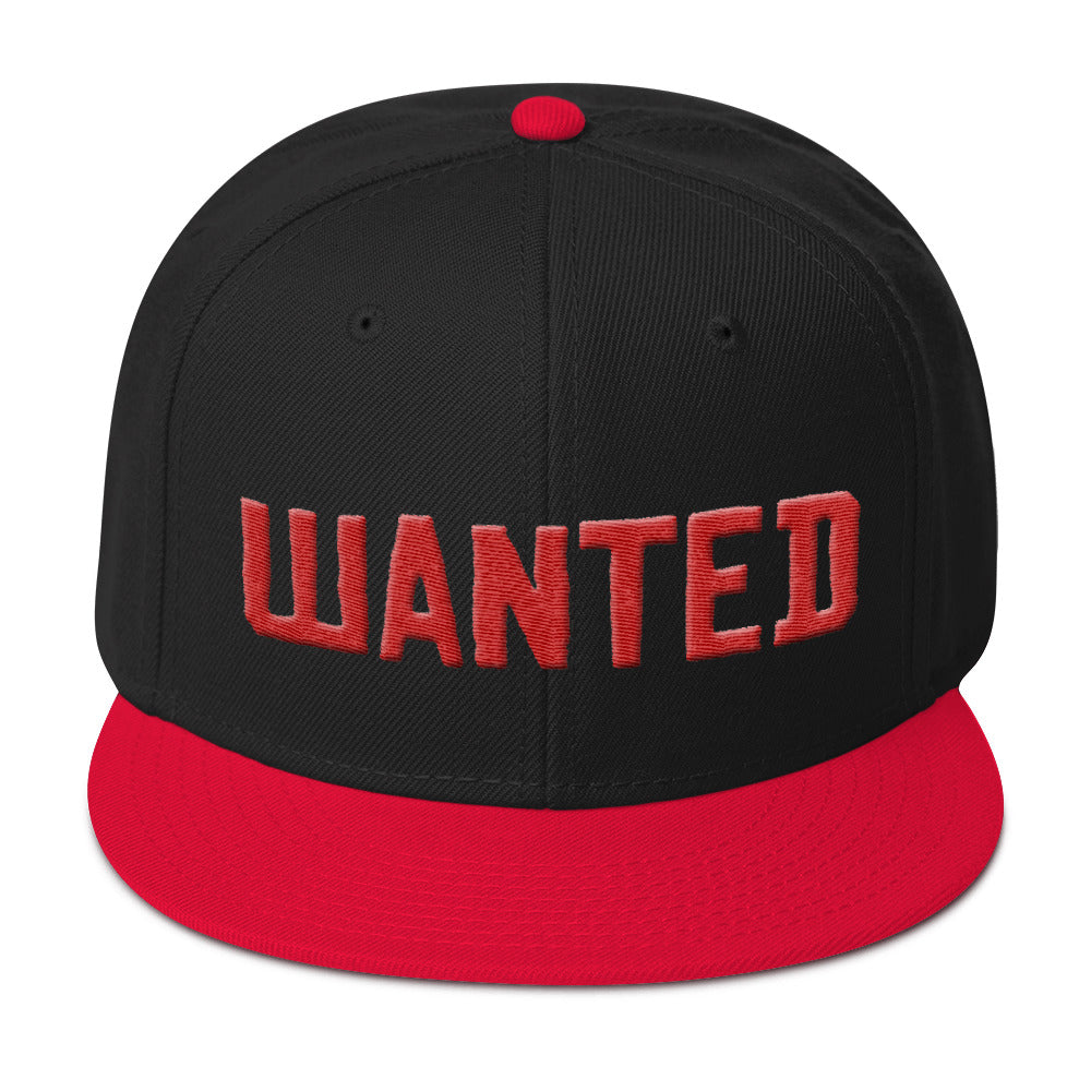 Wanted snapback hat