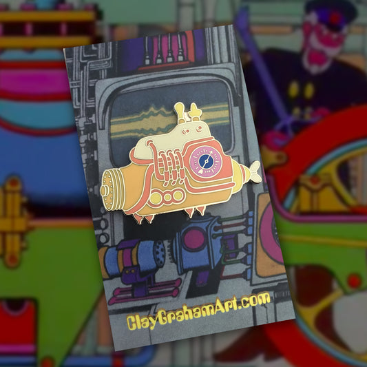 Sub-par Motor 1.75" Hard Enamel Pin