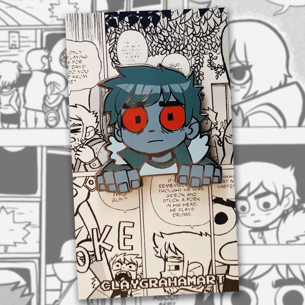 Scott P Peeker 1.5" hard enamel pin