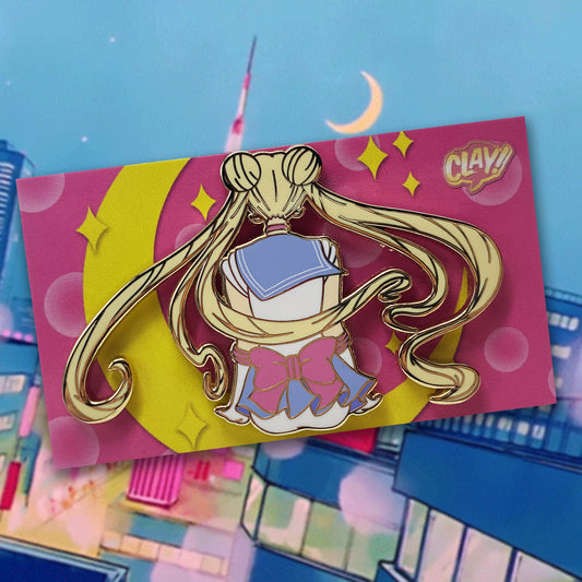 Sitter Moon 3" Hard Enamel Pin