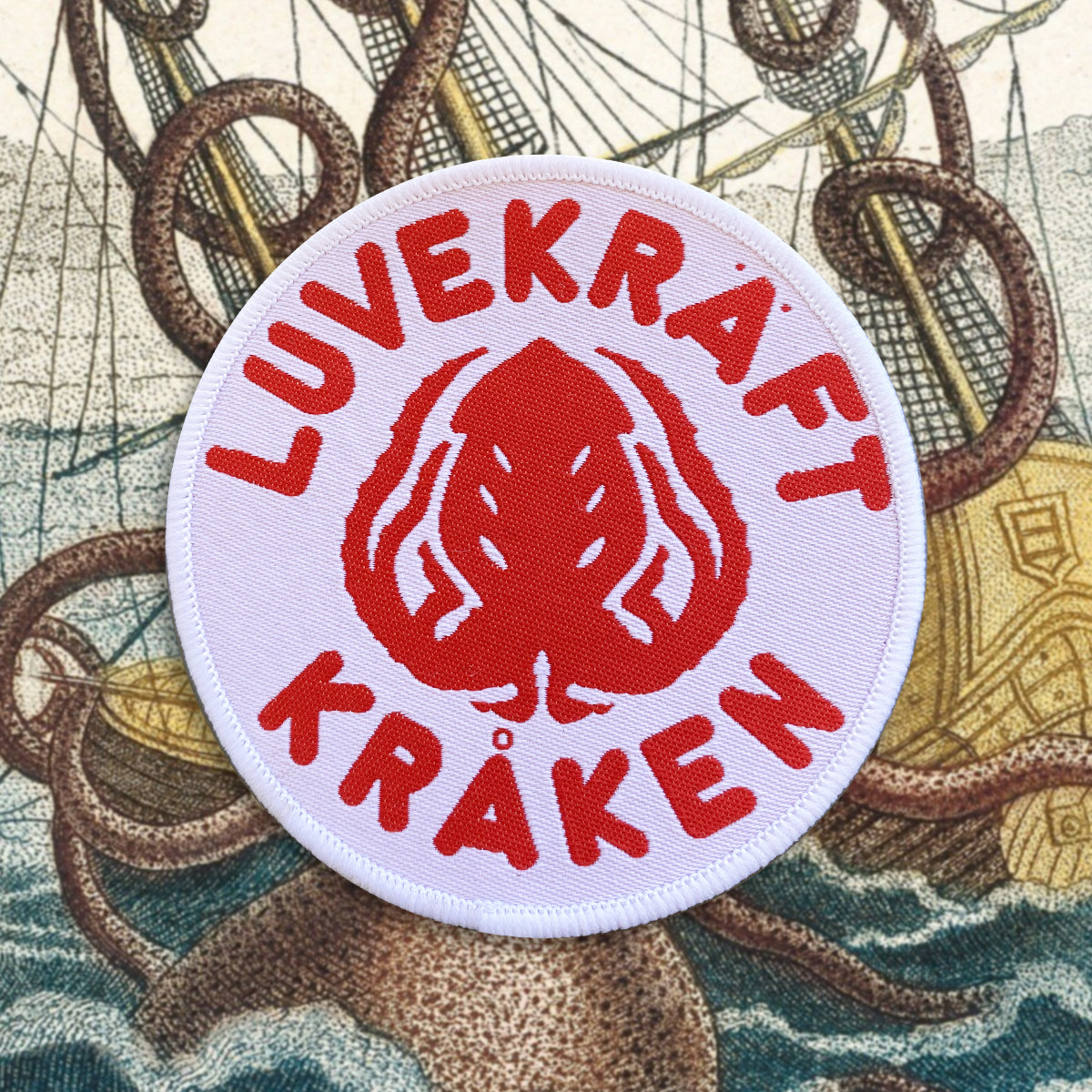 Luvekraft Kraken 1.5" Hard Enamel Pin & 3" Patch