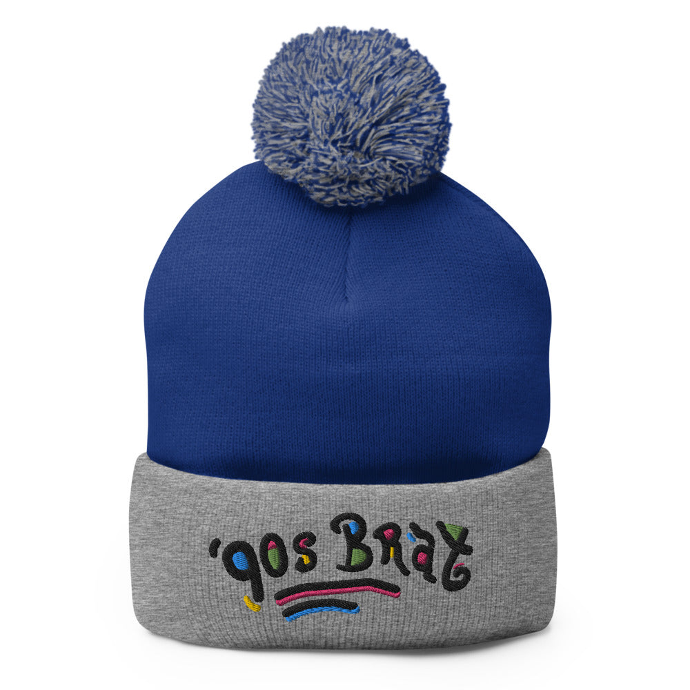 90s Brat beanie w/ pom