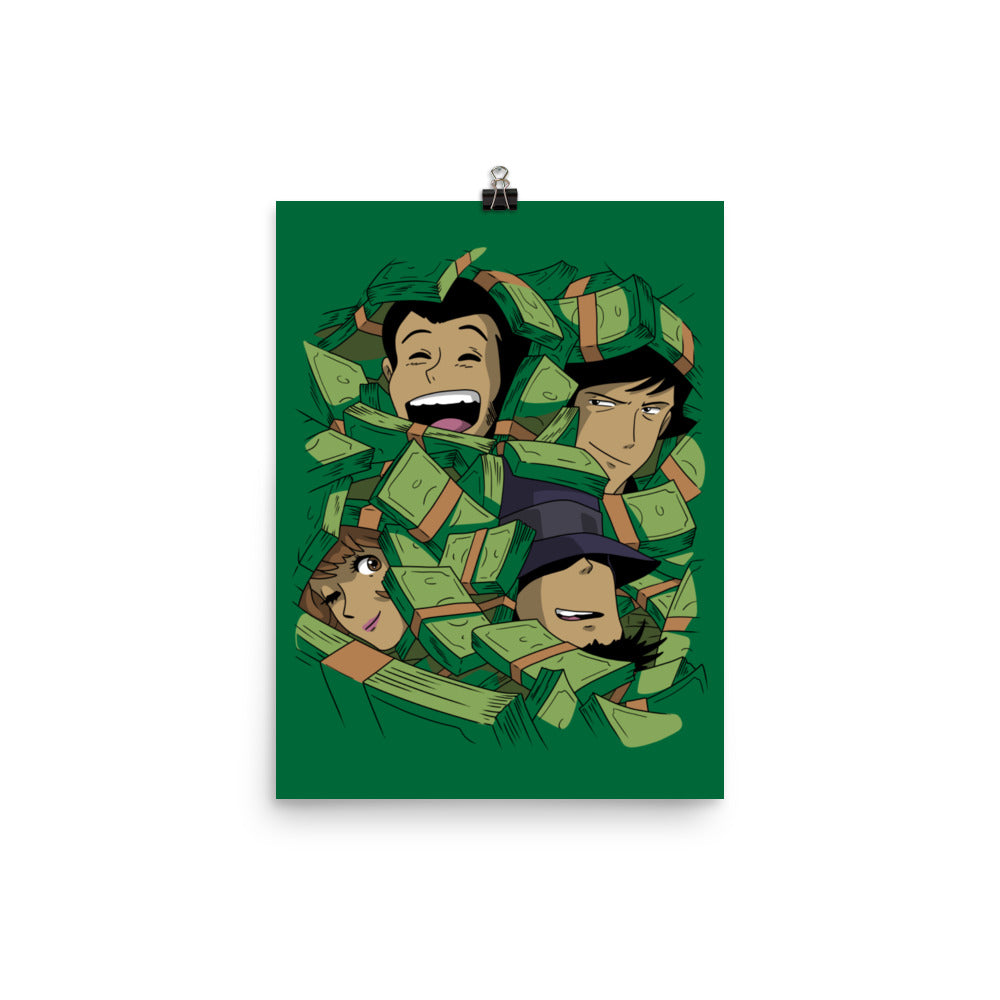 Buried In Cash print