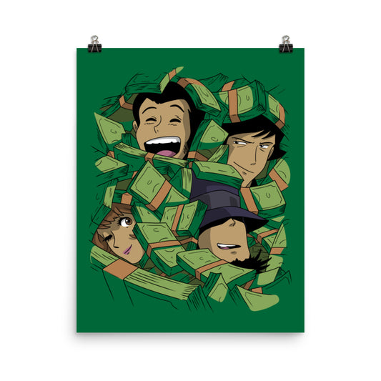 Buried In Cash print