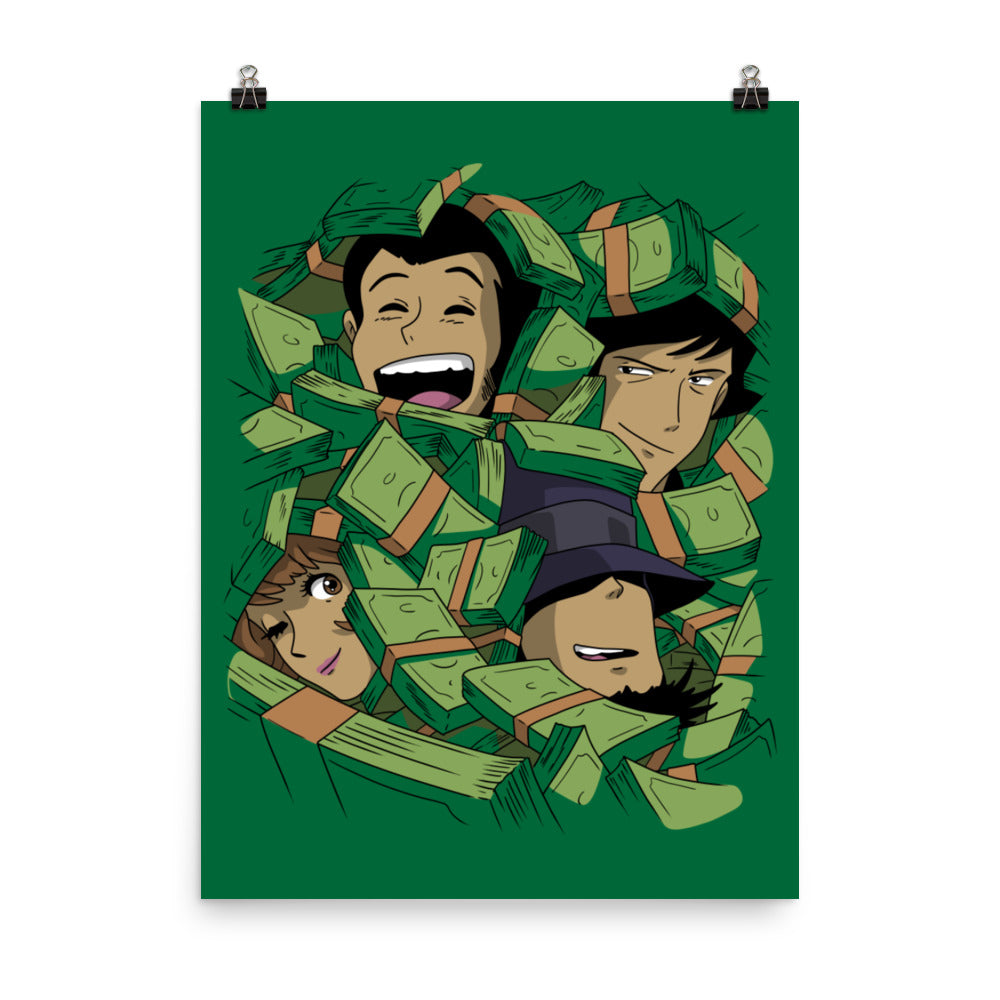 Buried In Cash print