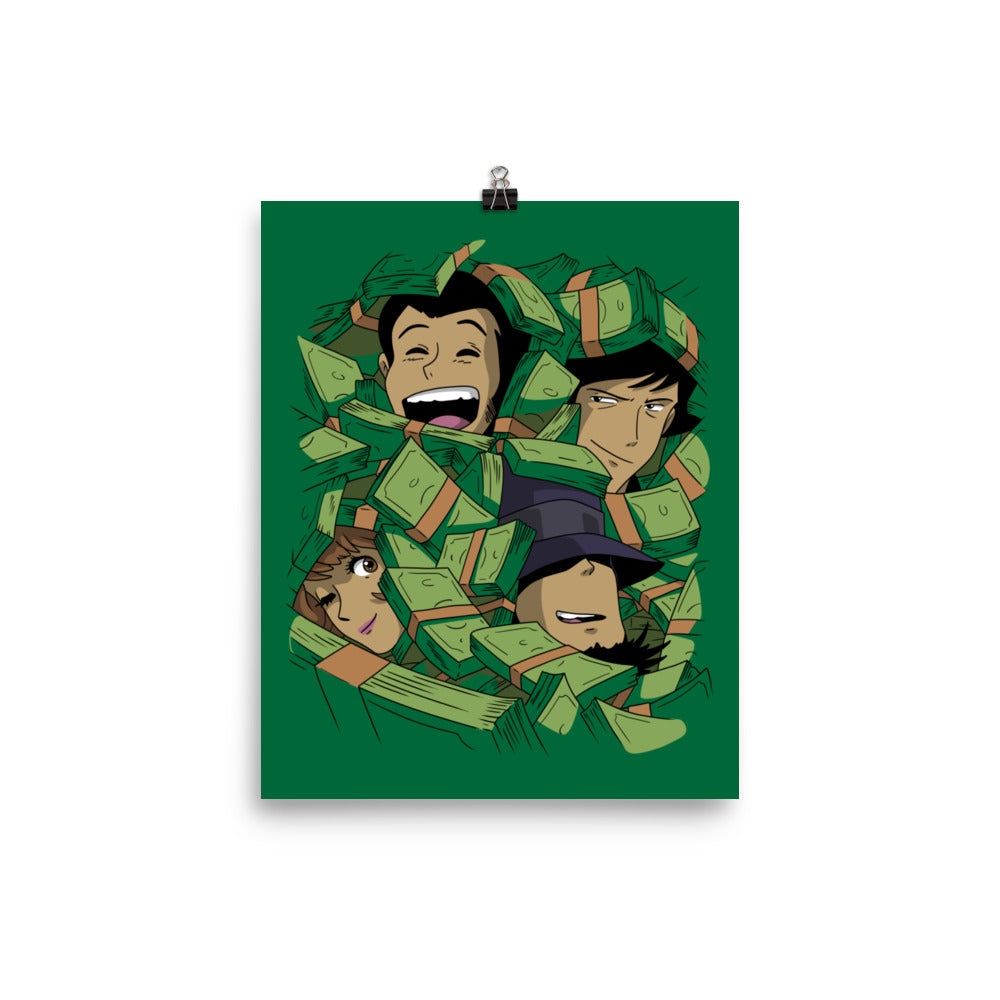 Buried In Cash print