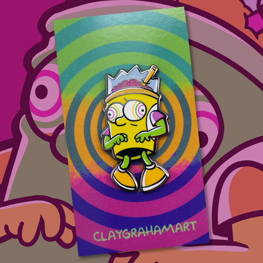 You Are What You Drink Squishee 1.75" hard Enamel Pin