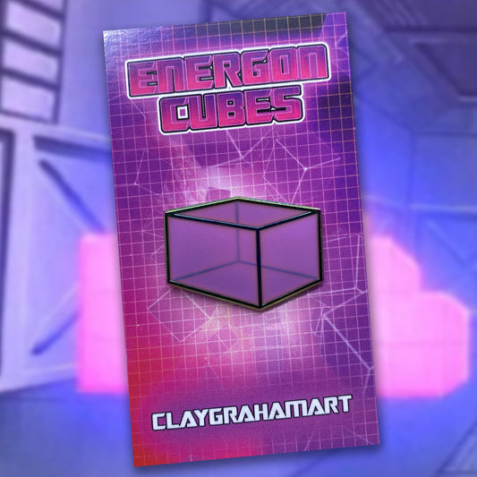 Energon Cube 1.25" Enamel Pin