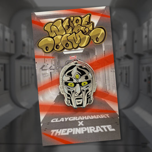 We're DOOM'd 1.25" hard enamel pin