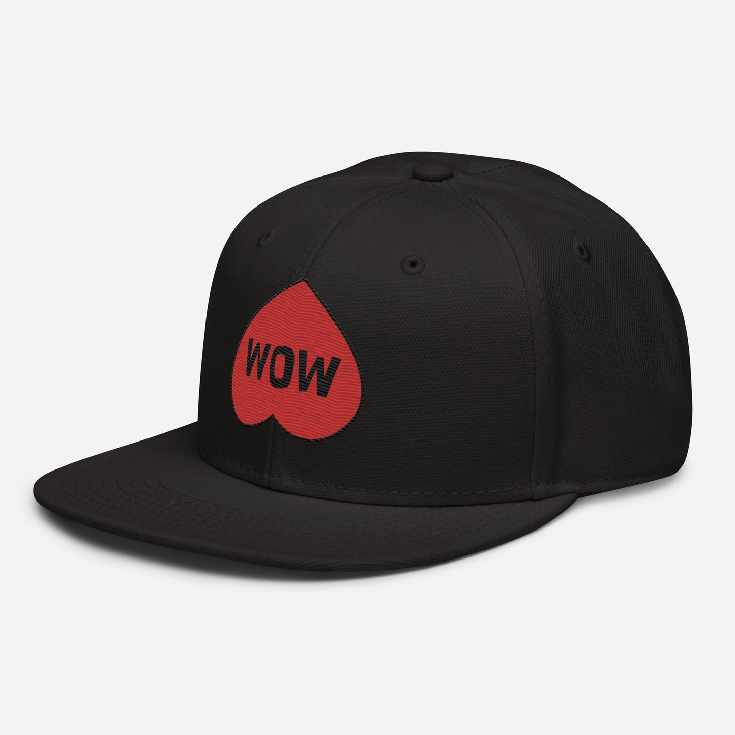 WOW tattoo snapback hat