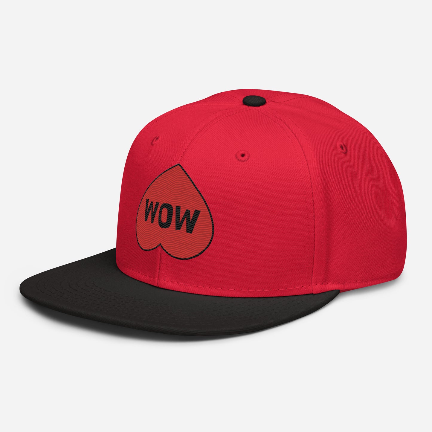 WOW tattoo snapback hat