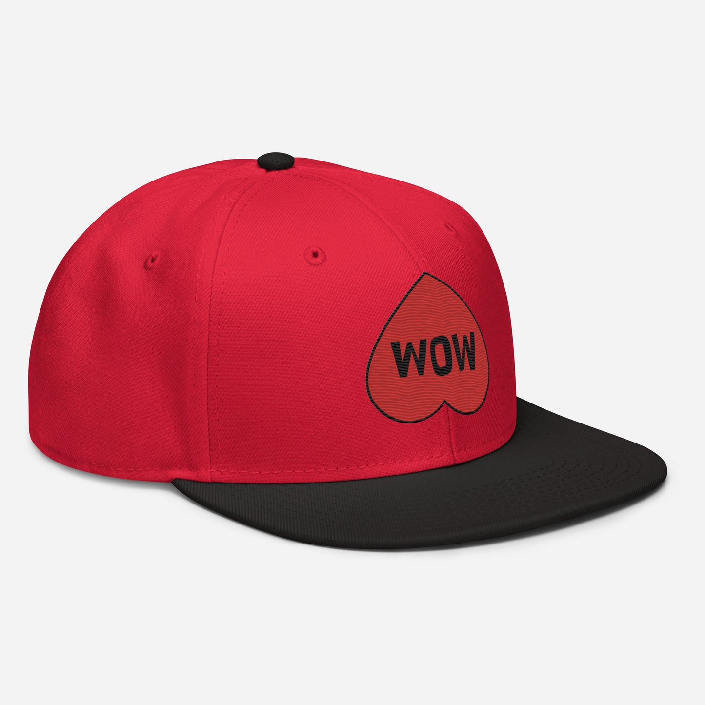 WOW tattoo snapback hat