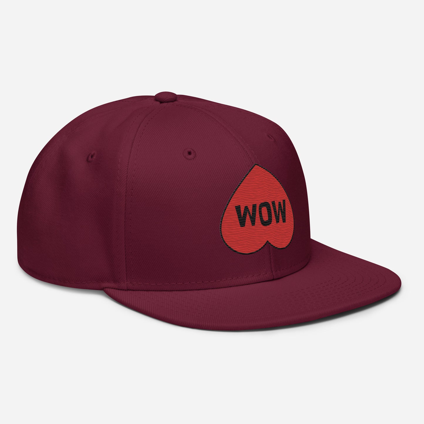WOW tattoo snapback hat