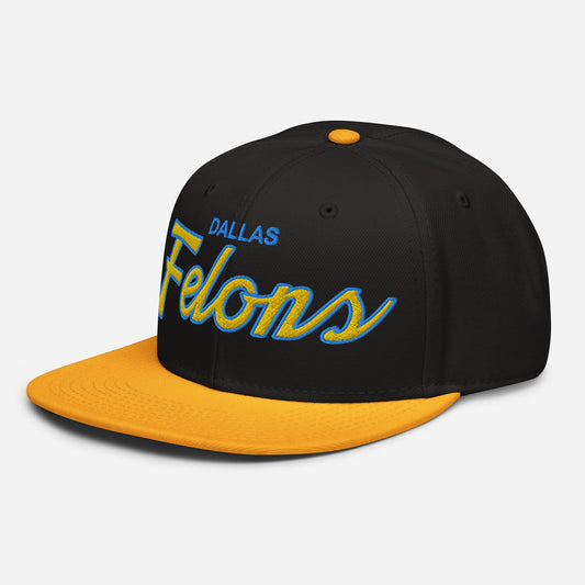 Dallas Felons snapback hat