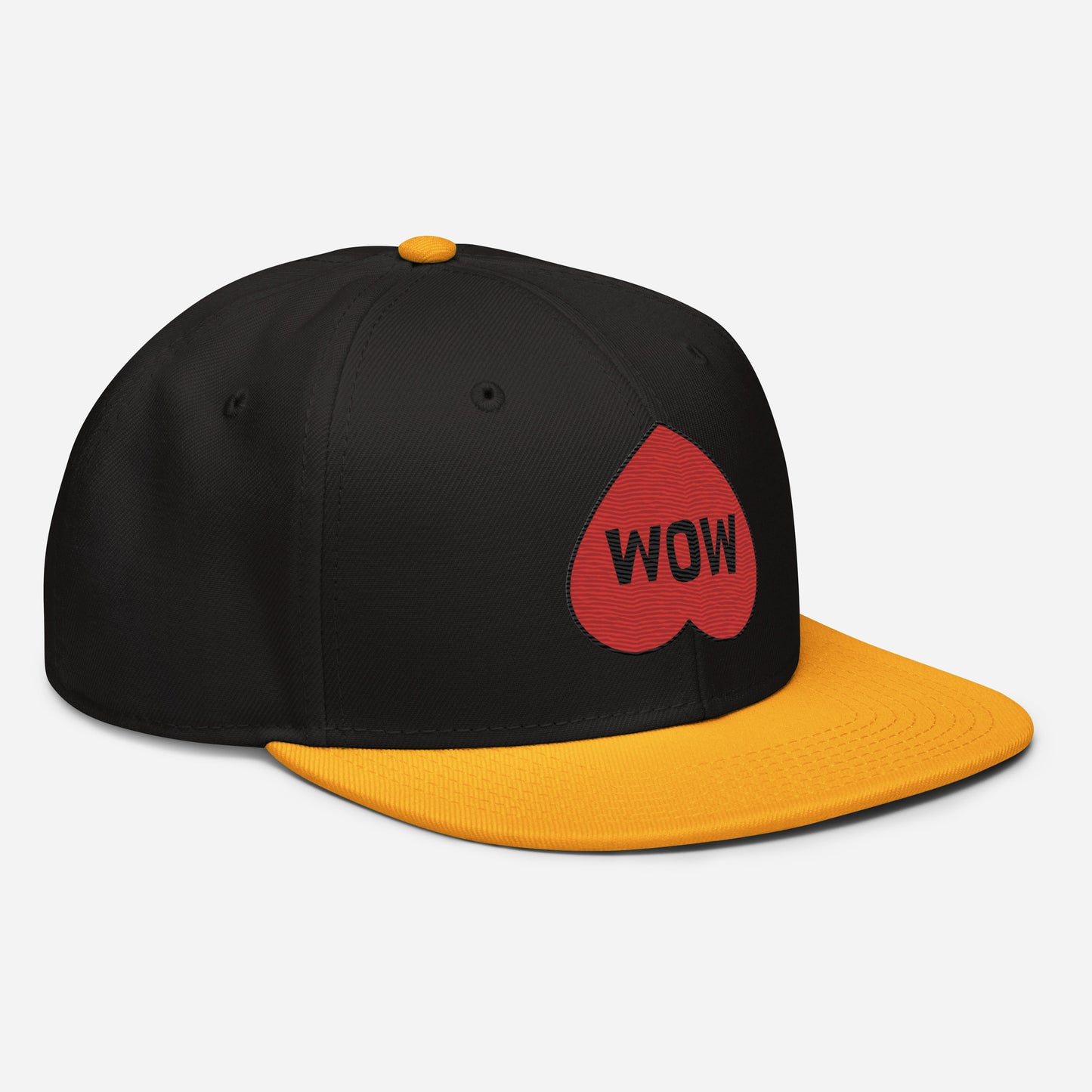WOW tattoo snapback hat