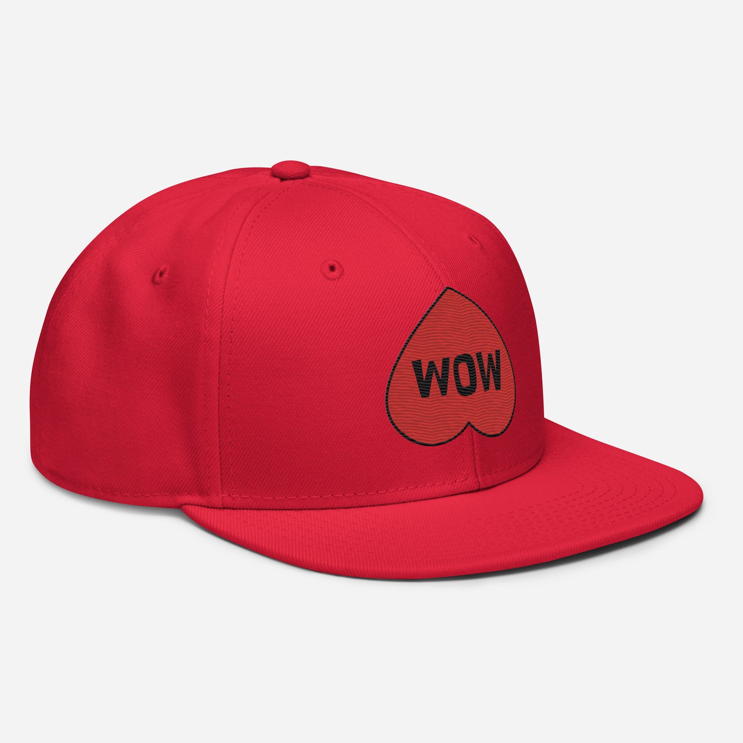 WOW tattoo snapback hat