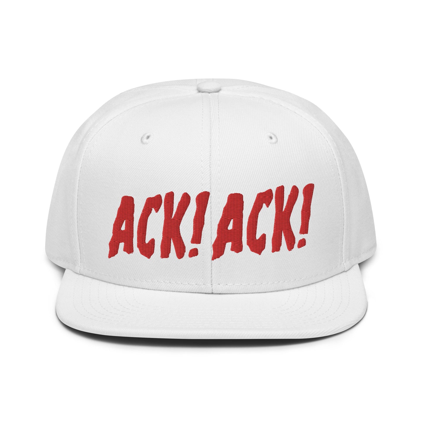 ACK! ACK! snapback hat