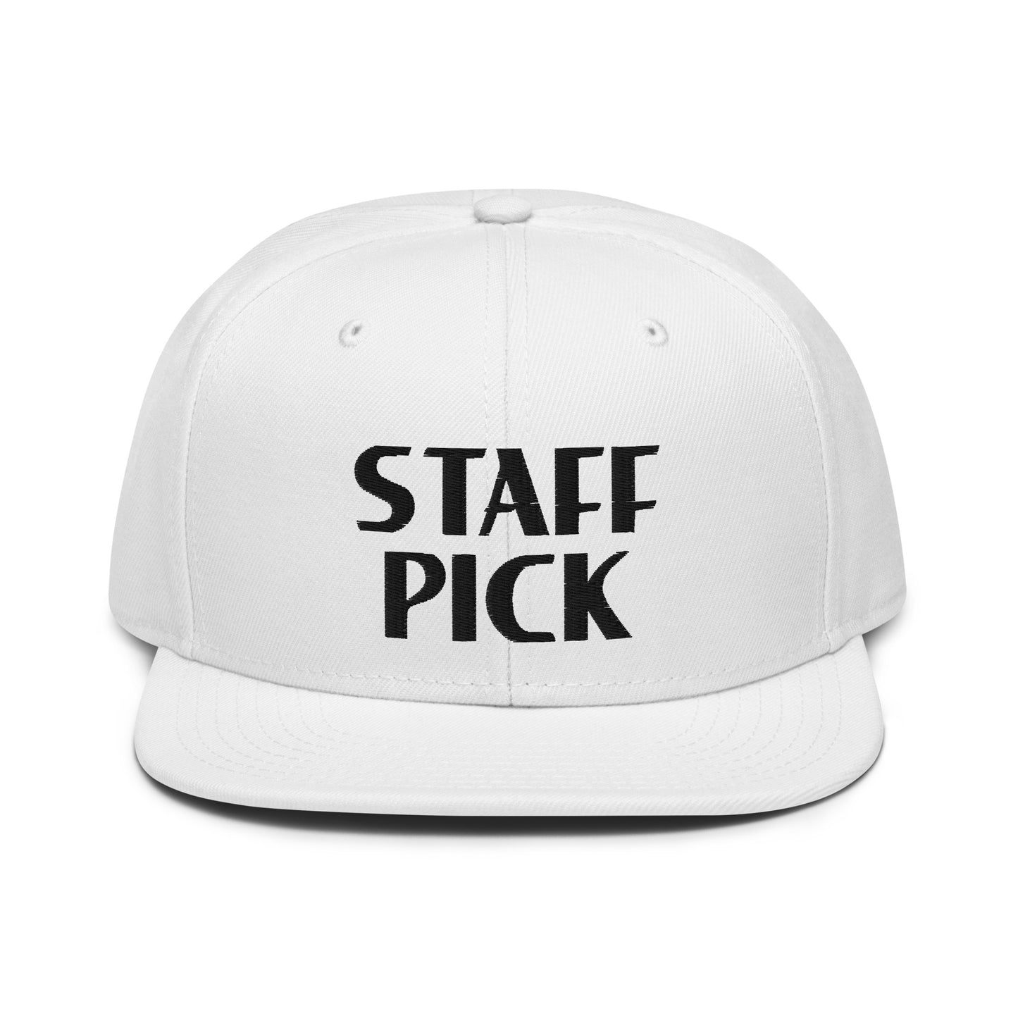 Staff Pick VHS snapback hat