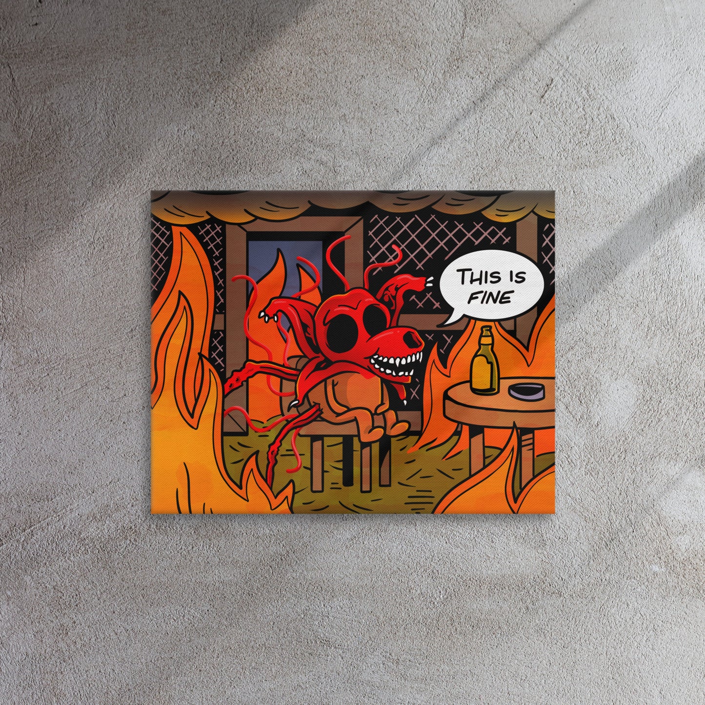 Thing Is Fine canvas print