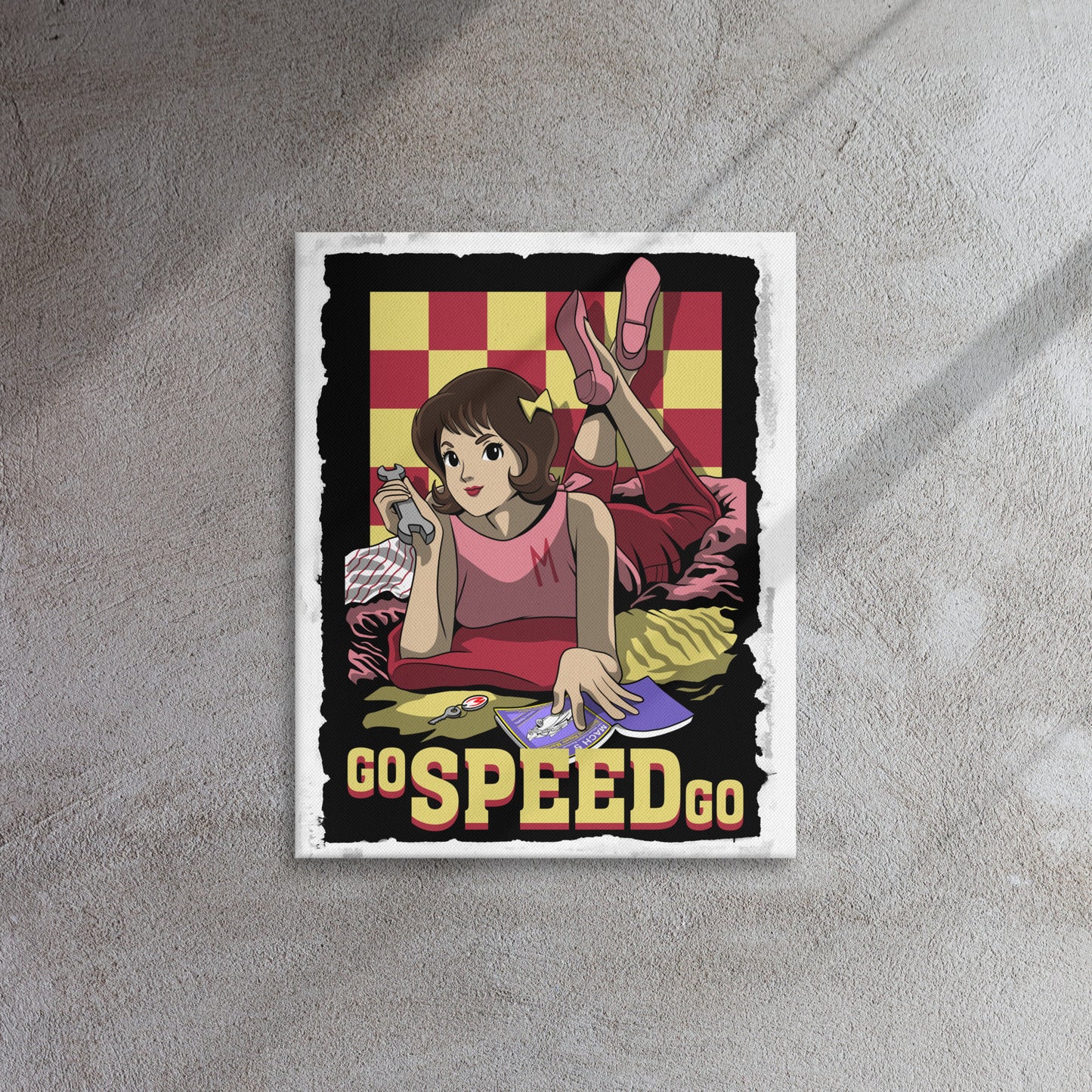 Speed Fiction canvas print