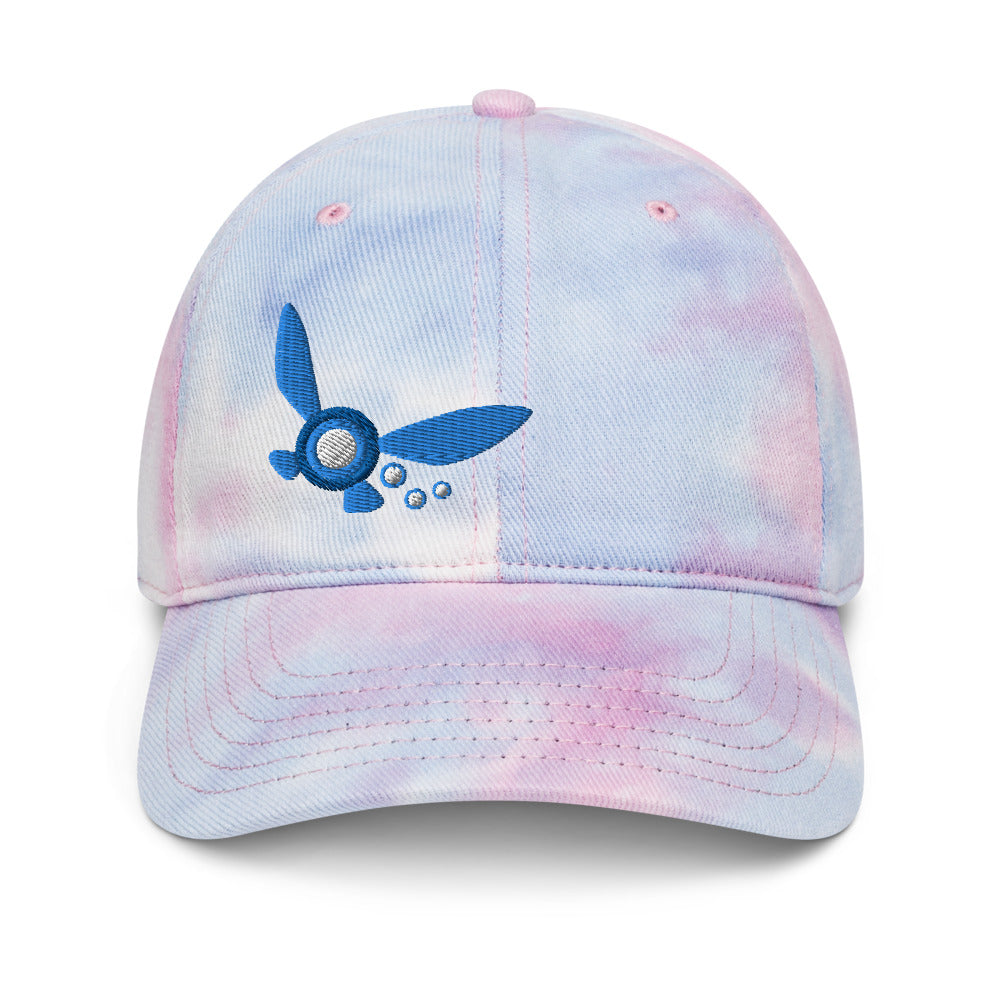 Hey! Listen! tie-dye dad hat