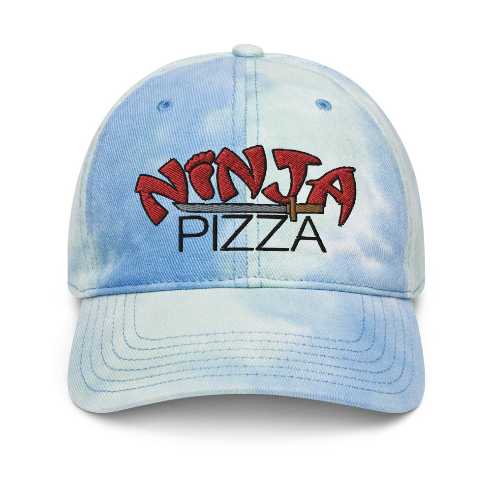 Ninja Pizza tie-dye dad hat