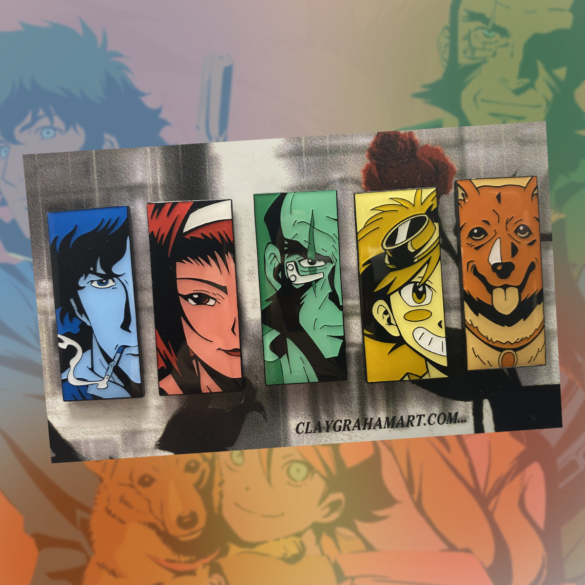 Space Cowboys soft enamel pin set