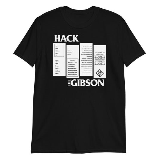 Hack the Gibson t-shirt