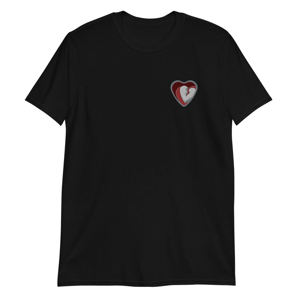 Broken Heart embroidered t-shirt