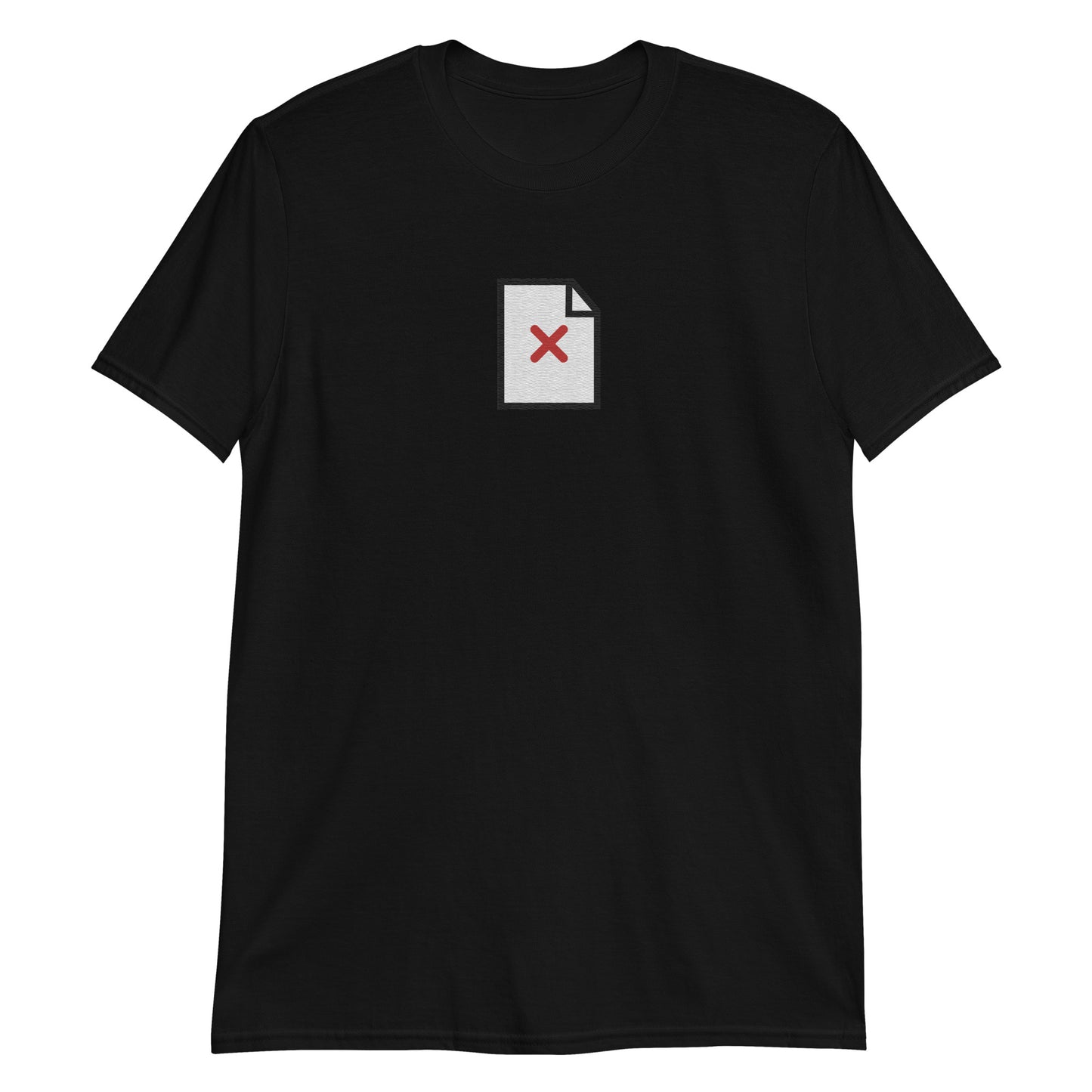 Missing Image File embroidered t-shirt