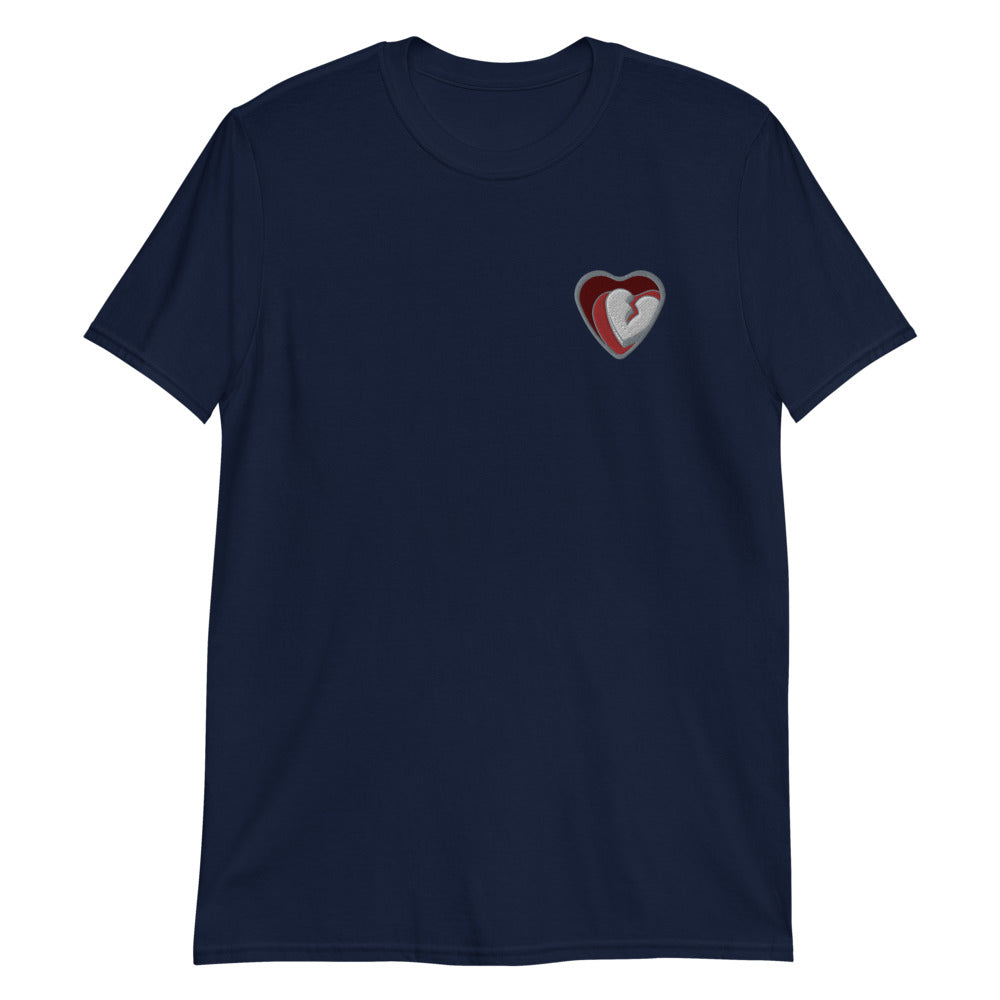 Broken Heart embroidered t-shirt
