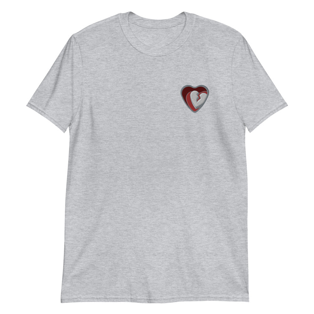 Broken Heart embroidered t-shirt
