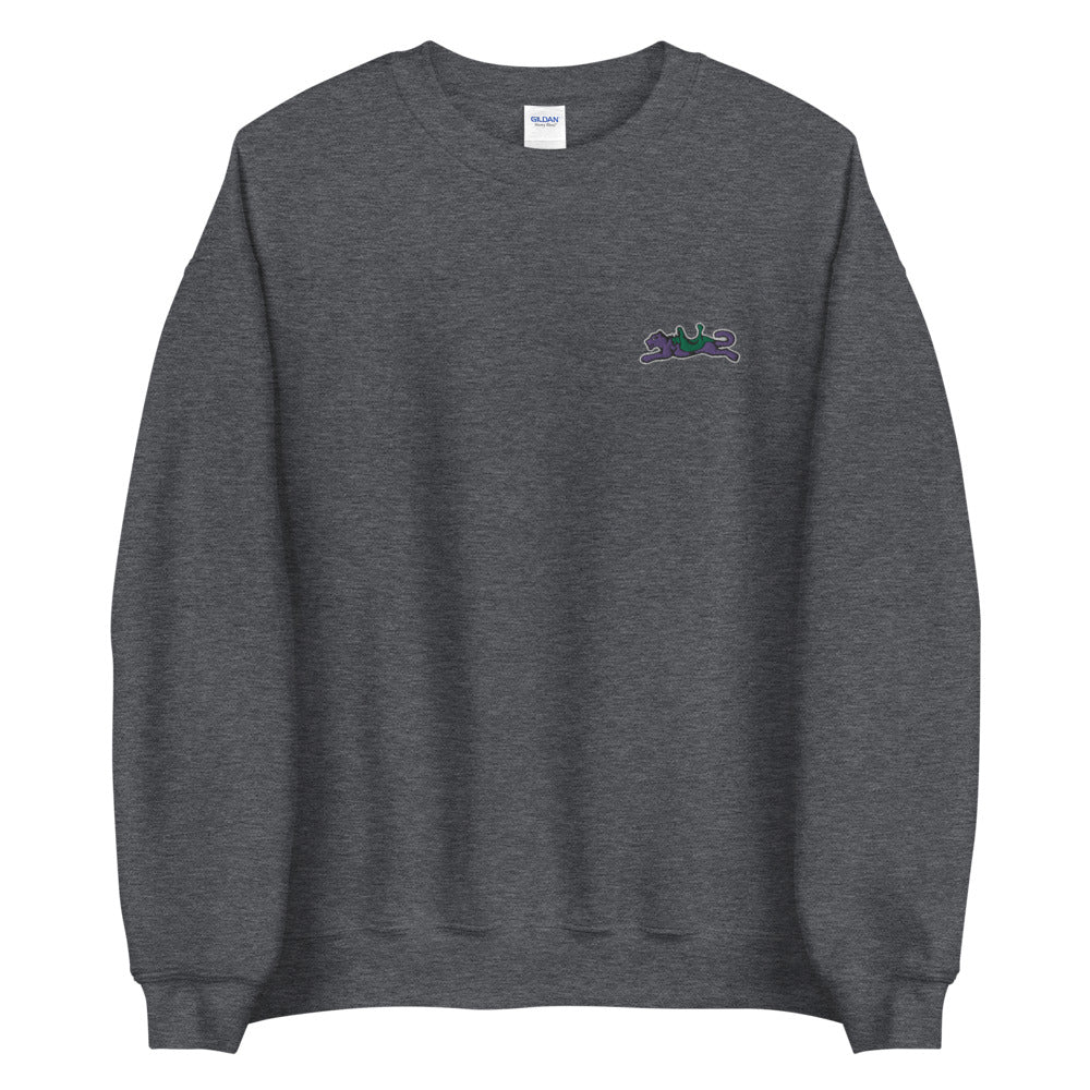 La Panthère embroidered crewneck sweatshirt