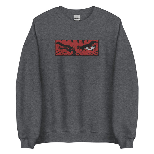 Guts Rage embroidered crewneck sweatshirt