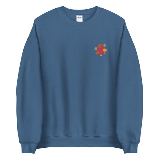 Bumbling Around embroidered crewneck sweatshirt