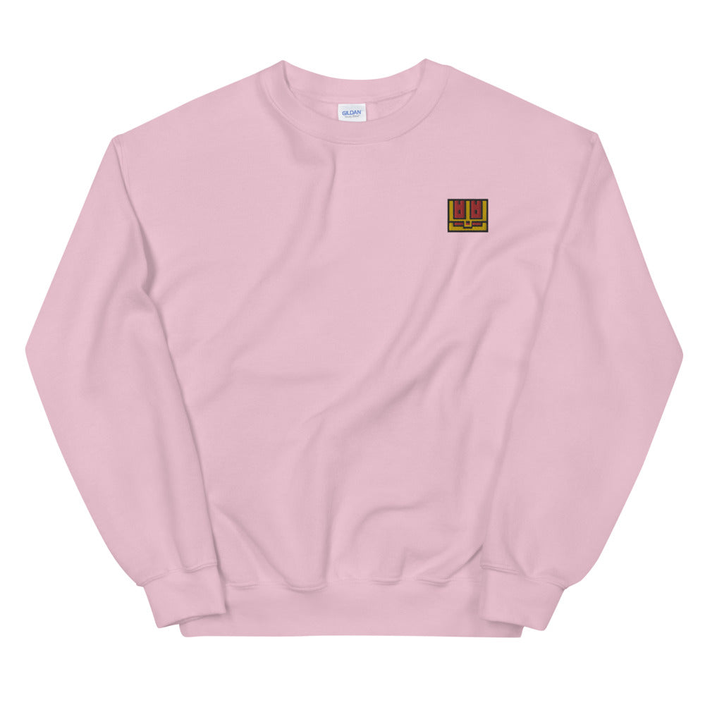 Pixel Chest embroidered crewneck sweatshirt