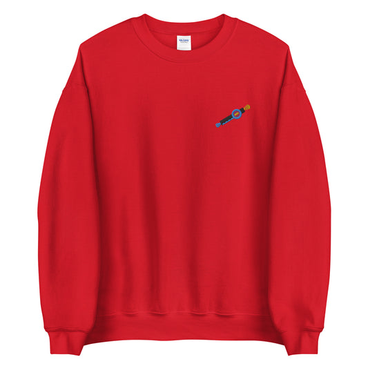 Bop This embroidered crewneck sweatshirt
