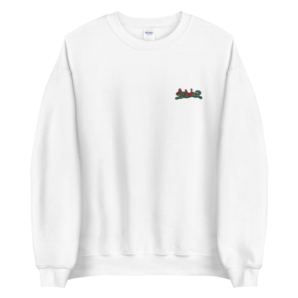 Le Chat De Bataille embroidered crewneck sweatshirt