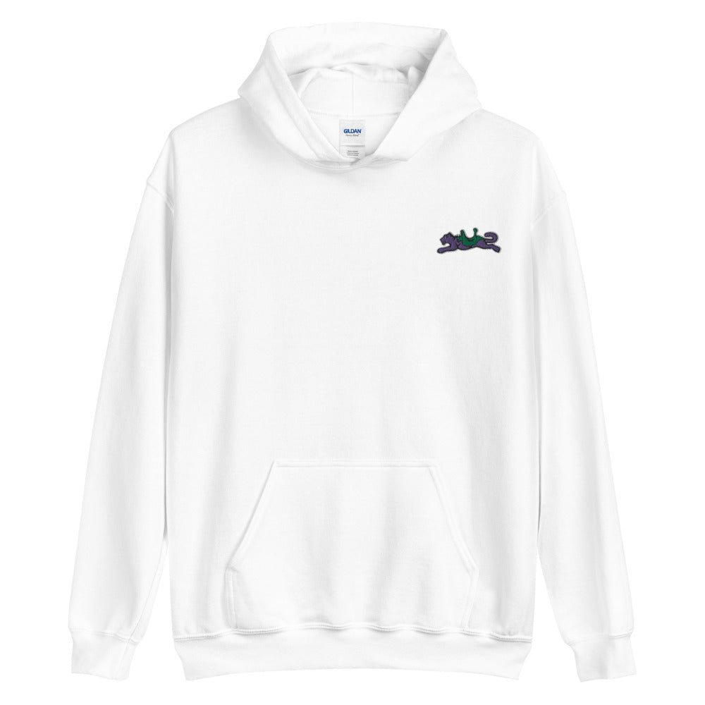 La Panthère embroidered hoodie