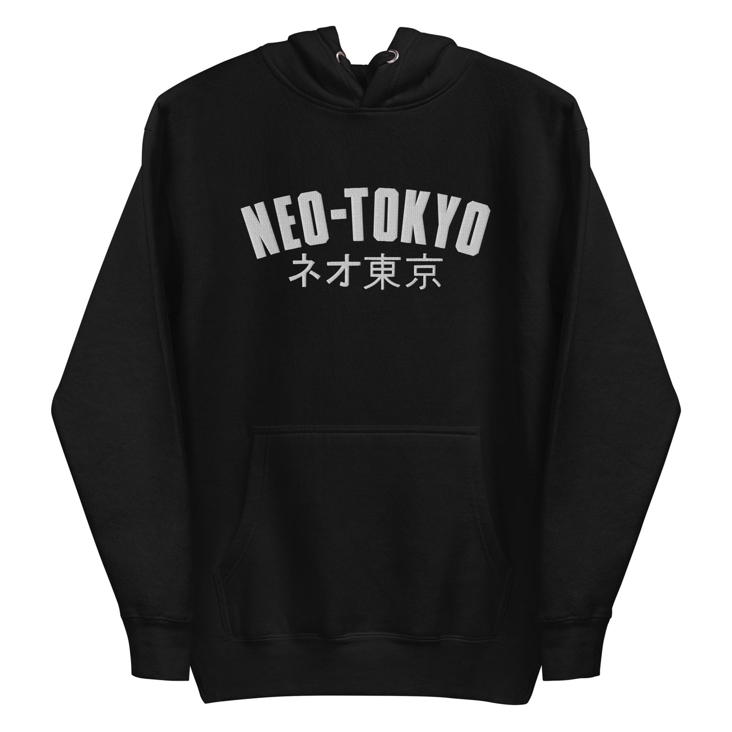 Neo-Tokyo embroidered hoodie