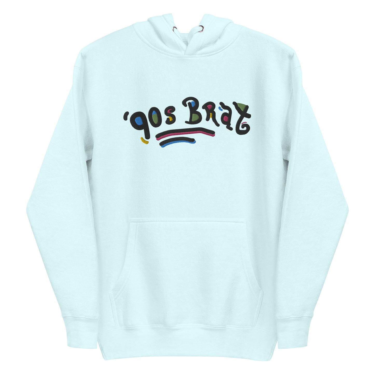 90s Brat embroidered hoodie